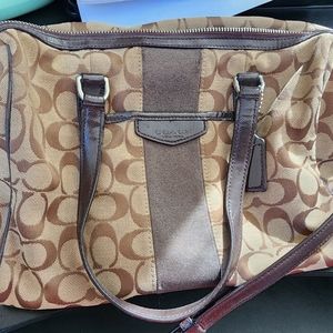 Coach canvas bag